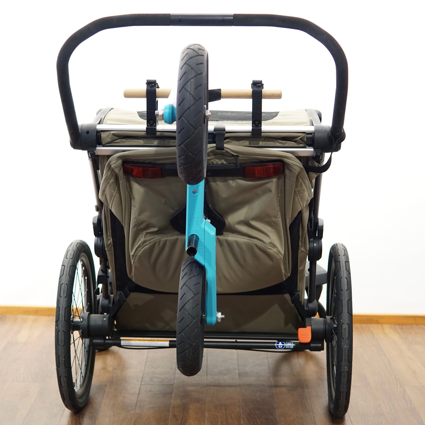 Erhöhte Fahrrad- und Laufradhalterung für Thule Chariot